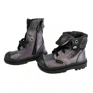 Palladium Baggy Ml Zip Hiking Boots Boy's Toddler Size 4